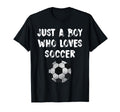 Just Who Loves Soccer T-Shirt - Custom Art Print Unisex