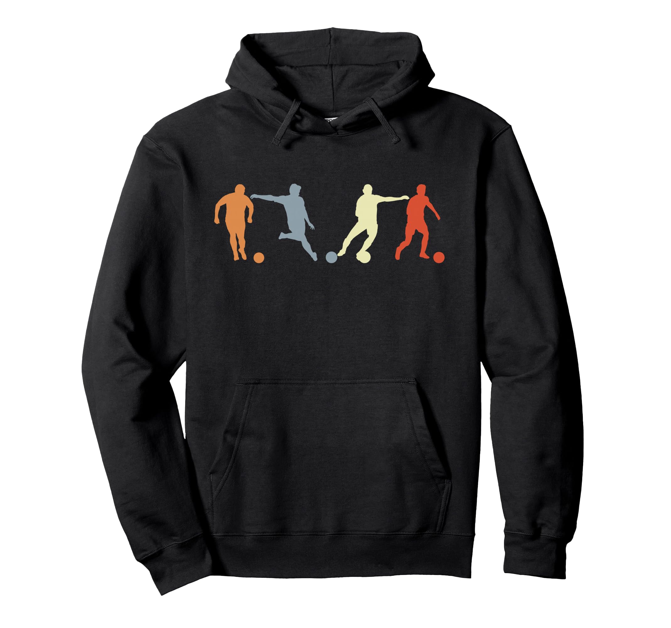 Soccer Player Drawing Soccer Lover Hoodie - Aesthetic Graphic Men Women