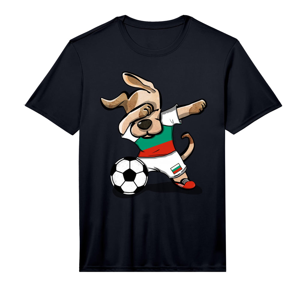 Dabbing Dog Bulgaria Soccer Jersey T-Shirt - Unique Graphic Unisex
