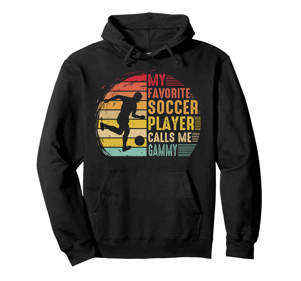 My Favorite Soccer Player Calls Me Gammy Hoodie - Graphic Print Unisex