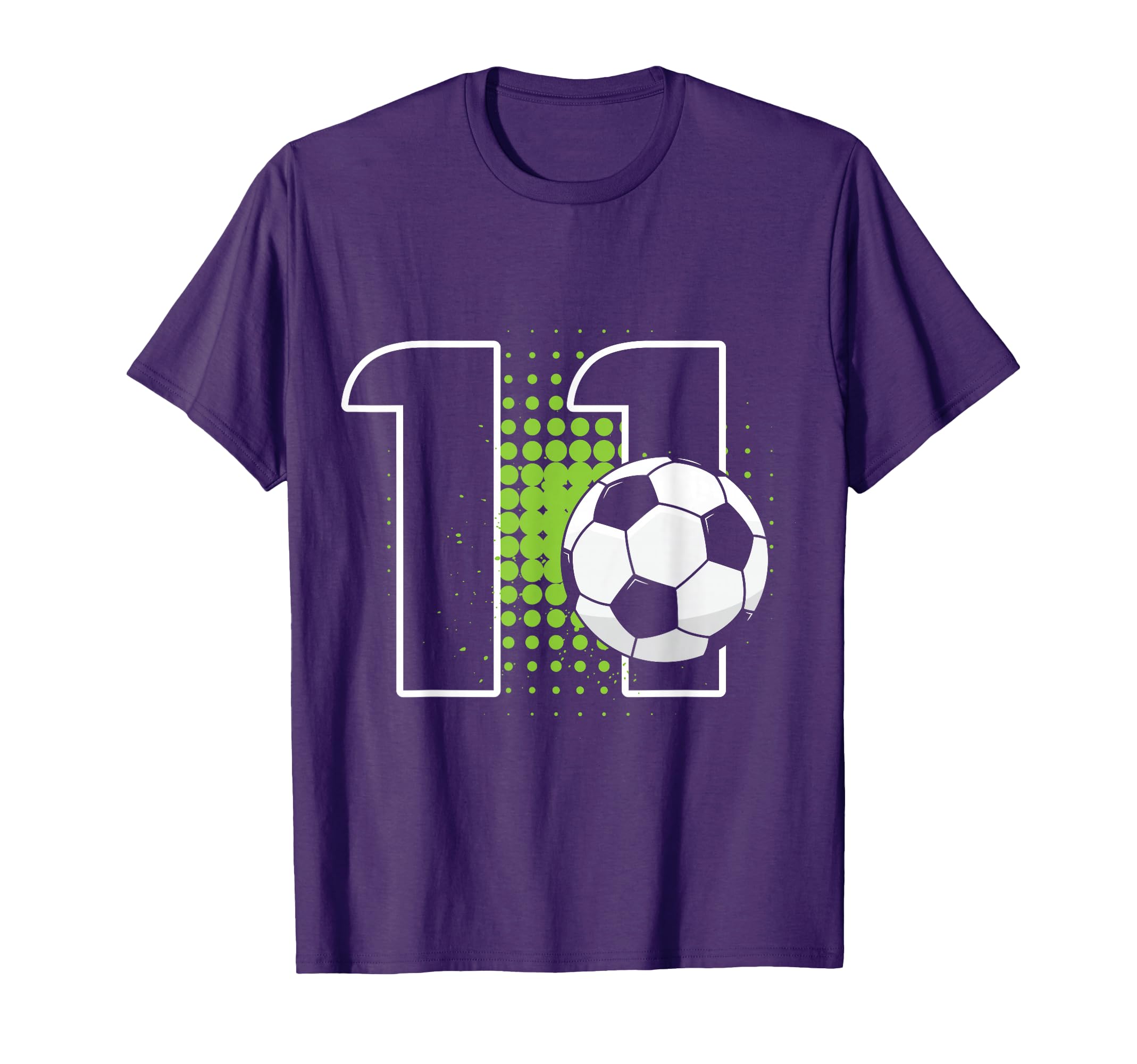 11Th Birthday Soccer Player Football 11 T-Shirt - Trendy Graphic Men Women
