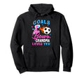 Gender Reveal Goals Or Bows Grandma Hoodie - Streetwear Style for Adults