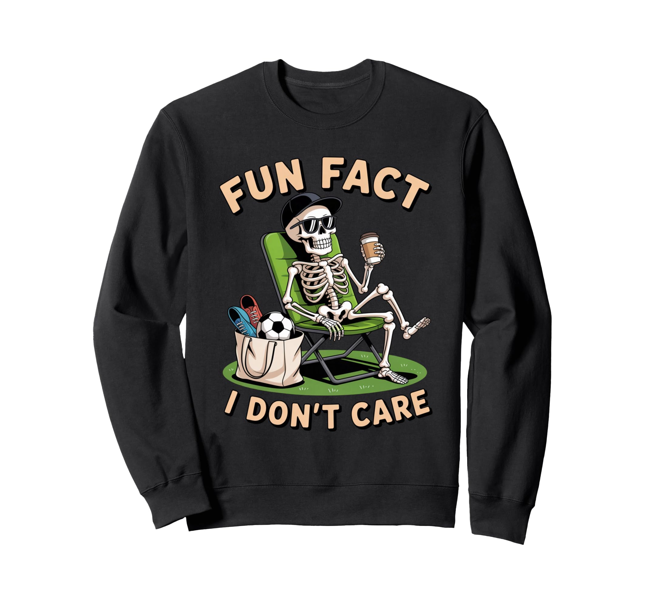 Funny Skeleton Soccer Dad Soccer Dad Sweatshirt - Trendy Graphic Men Women
