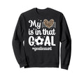 Proud Soccer Goalie Aunt Soccer Sweatshirt - Unique Graphic for Adults