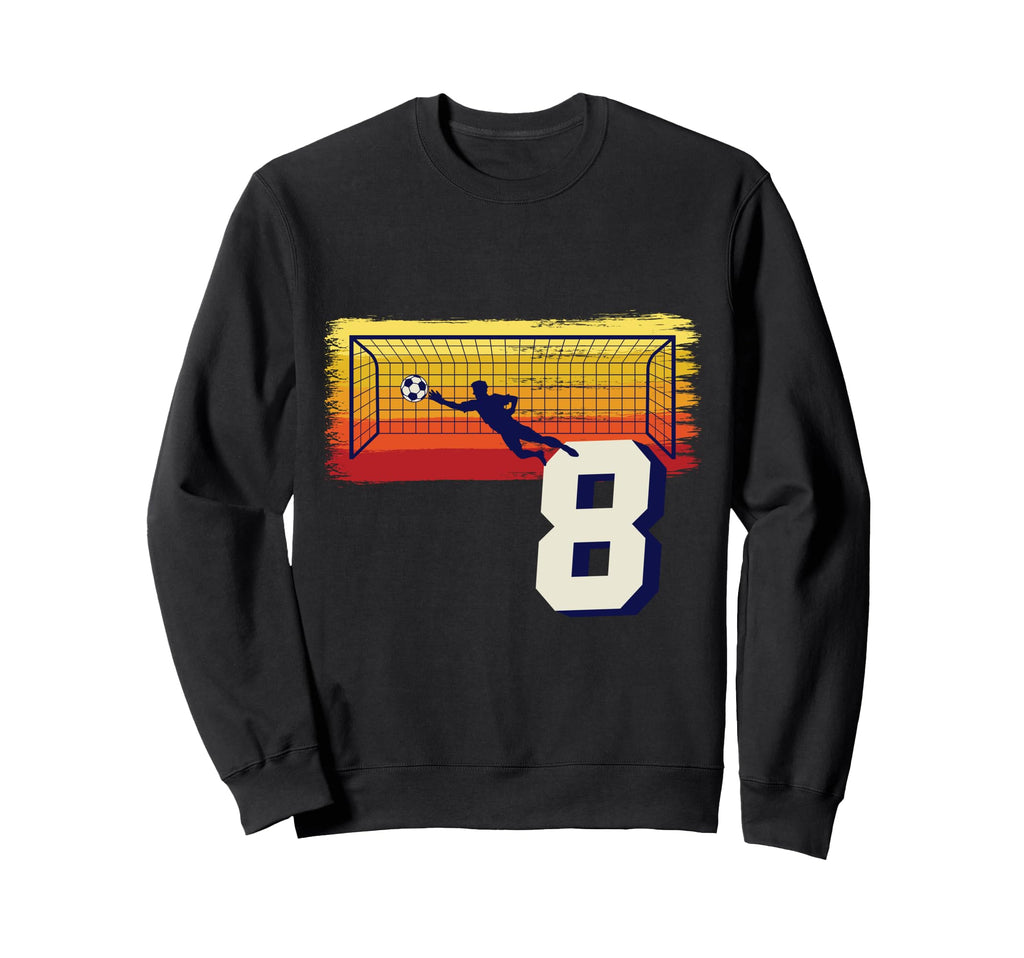 Football Goalkeeper 8Th Sweatshirt - Casual Everyday Wear Men Women