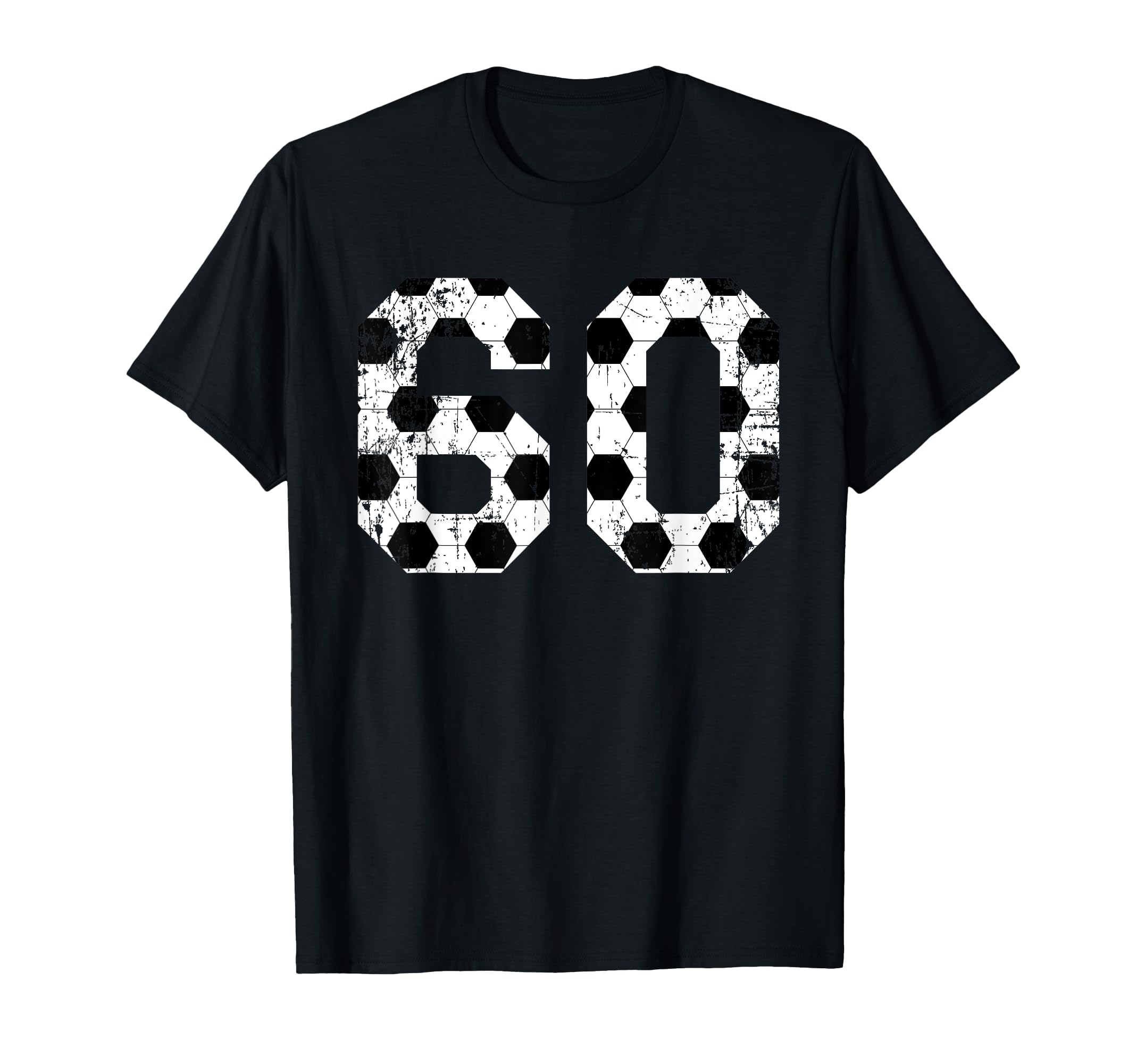 Soccer 60 Jersey Number T-Shirt - Trendy Graphic Unisex