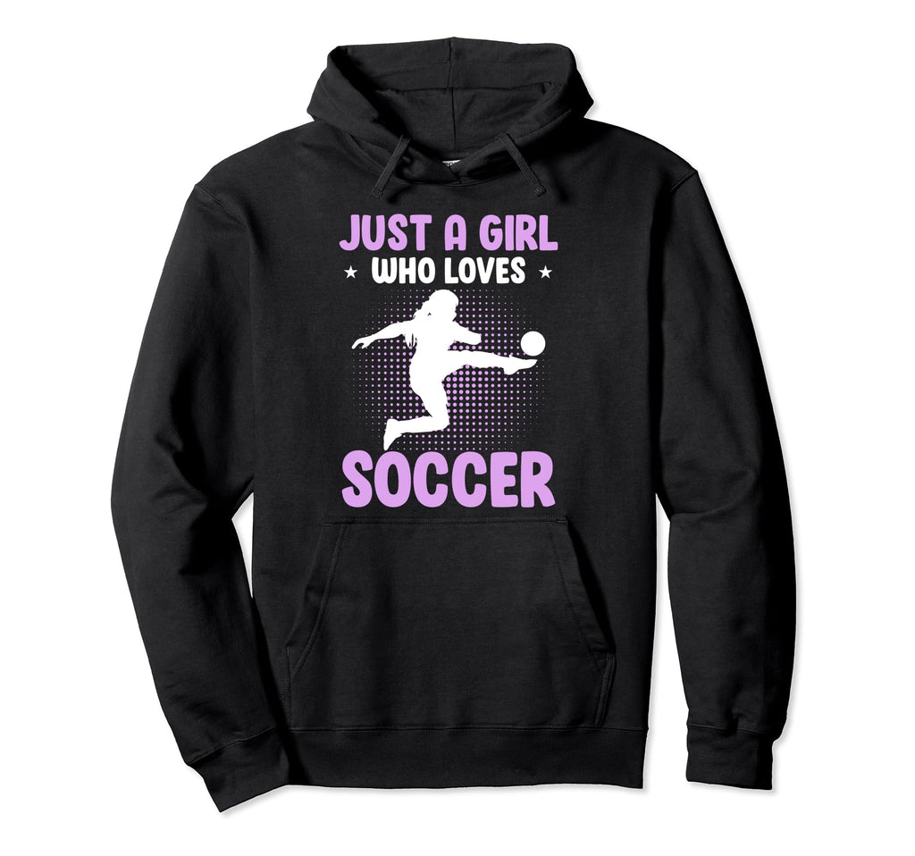 Just Who Loves Soccer Hoodie - Unique Graphic for Adults