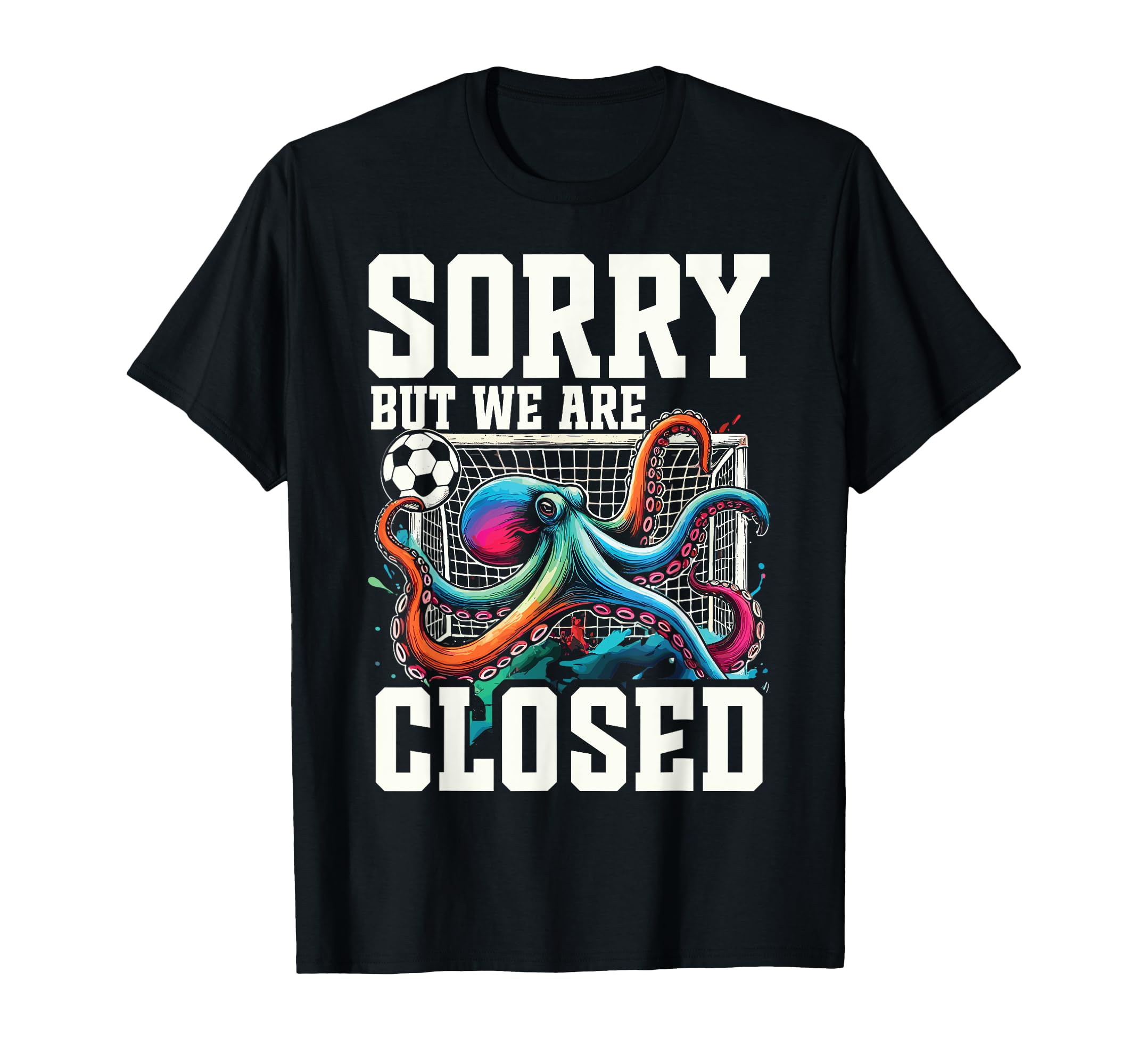 Octopus Soccer Goalie Soccer Player T-Shirt - Aesthetic Graphic Unisex