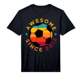 Awesome Since 2012 Soccer Birthday T-Shirt - Casual Everyday Wear Unisex