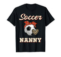 Soccer Nanny Bandana Leopard Heart T-Shirt - Streetwear Style for Adults