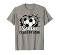 Trendy Class 2026 Senior Soccer Drip T-Shirt - Fun Novelty Design Unisex