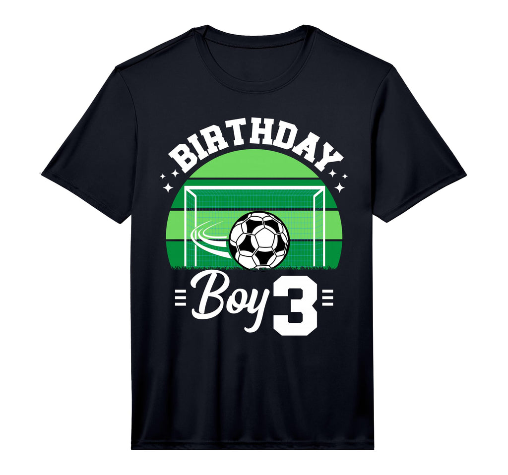 Its My 3Rd Birthday Soccer Player Three T-Shirt - Streetwear Style Unisex
