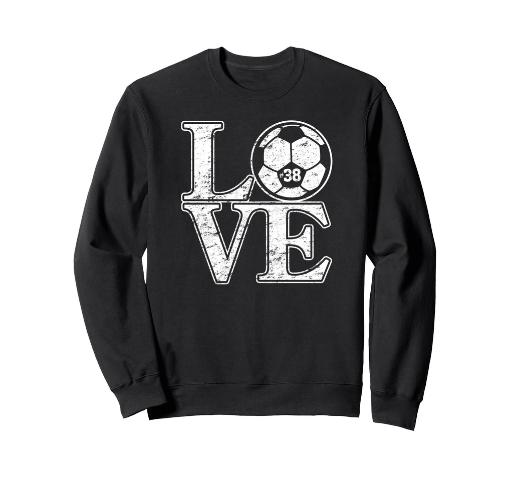 Soccer 38 Soccer Mom Dad Favorite Sweatshirt - Aesthetic Graphic Unisex