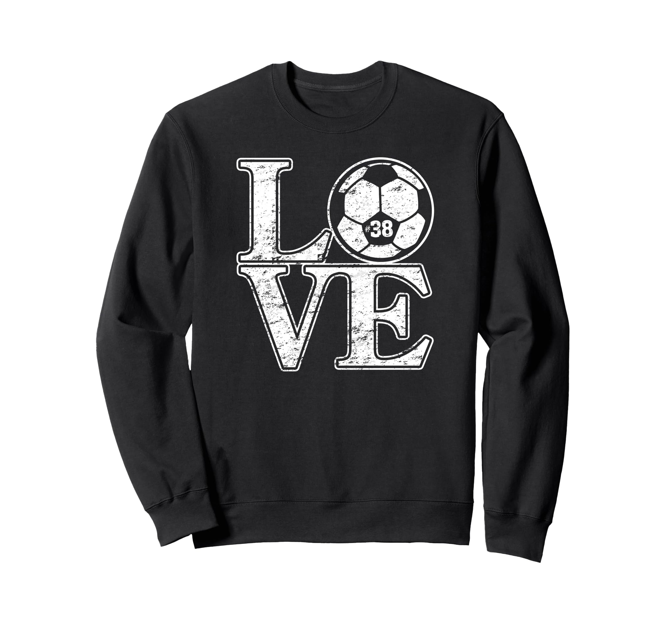 Soccer 38 Soccer Mom Dad Favorite Sweatshirt - Aesthetic Graphic Unisex