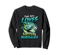 This Loves Soccer And Dinosaurs Sweatshirt - Graphic Print Men Women