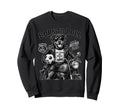 Rottweiler Motorbike Love Footbal Sweatshirt - Aesthetic Graphic Men Women