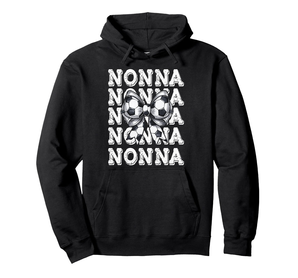 Coquette Soccer Nonna Matching Family Hoodie - Custom Art Print Men Women