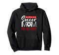Warning Soccer Mom Will Yell Loudly Hoodie - Graphic Print Men Women