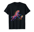 Soccer Player Hyena Art Paint T-Shirt - Streetwear Style for Adults