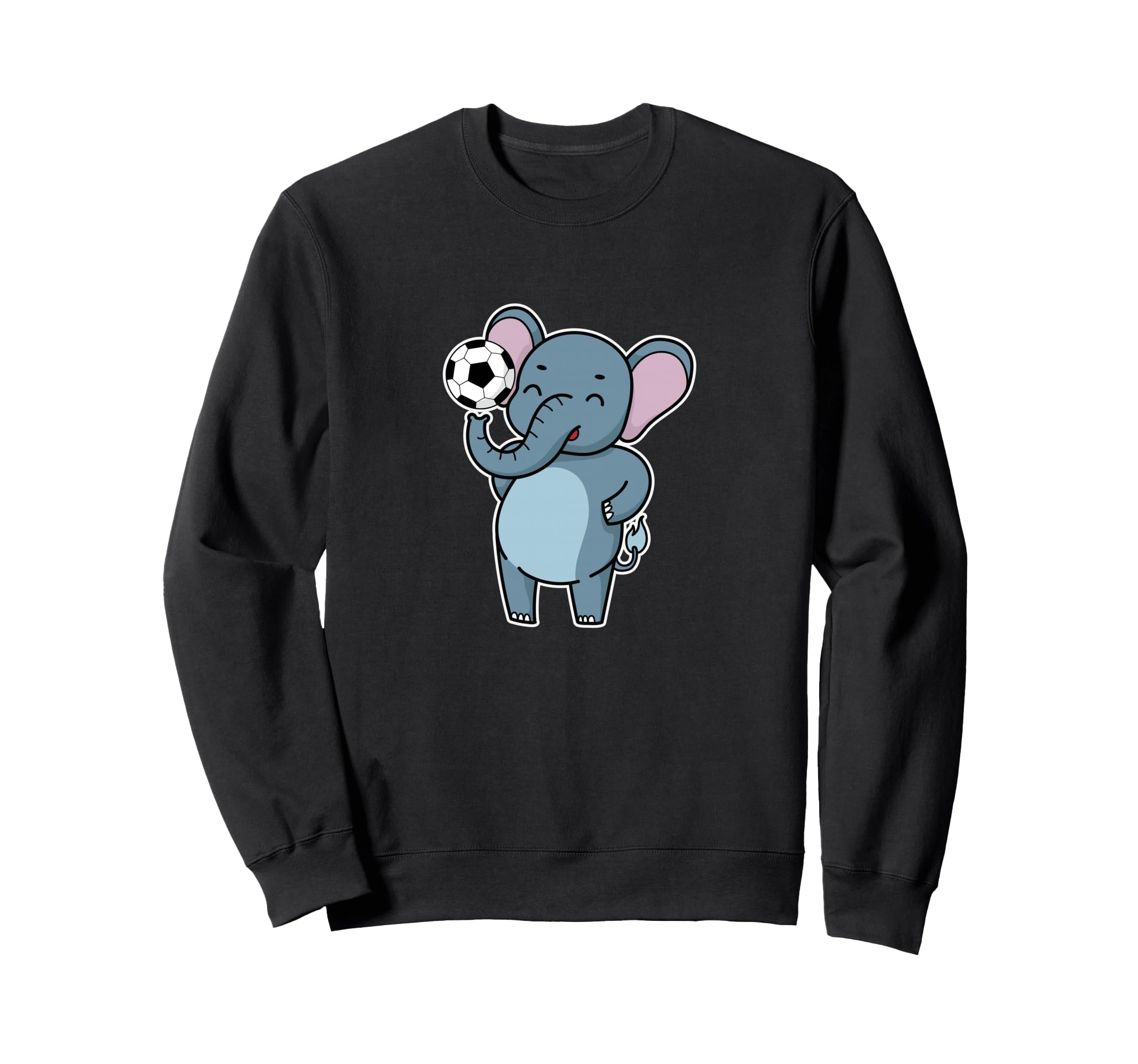 Soccer Animal Ball Fan Sweatshirt - Casual Everyday Wear for Adults