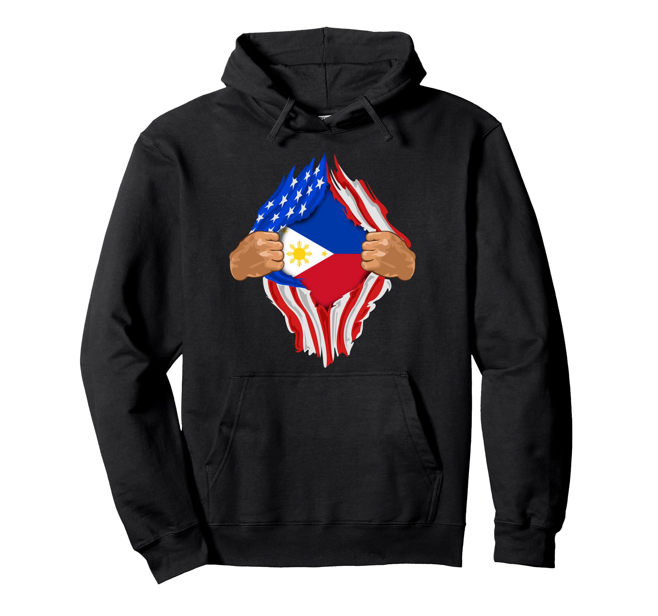 Filipino Blood Inside Me Philippines Hoodie - Casual Everyday Wear Unisex
