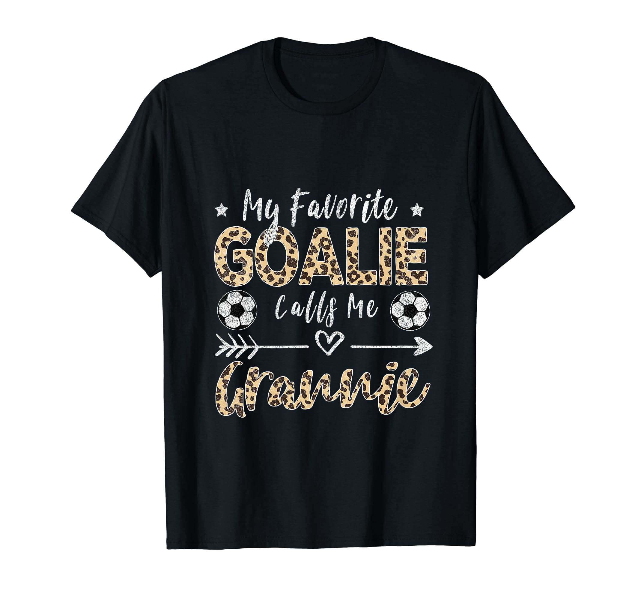 My Favorite Goalie Calls Me Grannie T-Shirt - Fun Novelty Design Men Women
