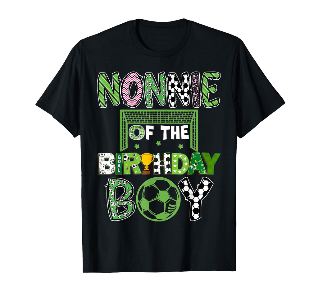 Nonnie Birthday Soccer Player Birthday T-Shirt - Custom Art Print Unisex