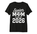 Soccer Senior Mom Class 2026 Tri T-Shirt - Casual Everyday Wear for Adults