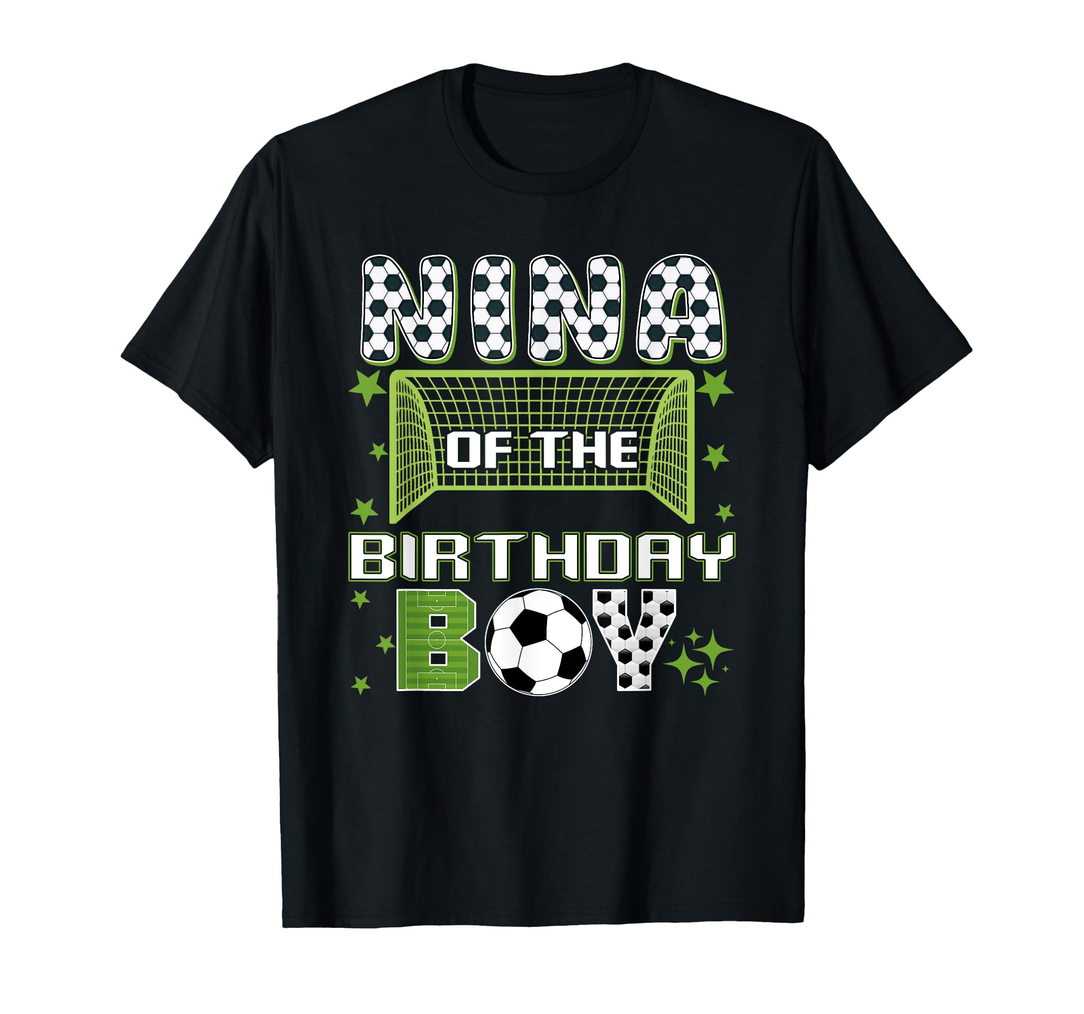 Nina Birthday Soccer Group Family T-Shirt - Novelty Apparel Men Women