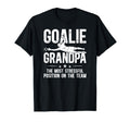 Funny Soccer Goalie Grandpa Soccer T-Shirt - Fun Novelty Design Men Women