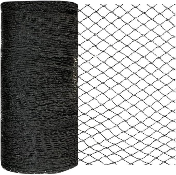 Bird Netting 25x50 Ft, 1 in Mesh Heavy Duty Garden Netting Pest Barrier for Plants, Fruit Trees, Vegetables, Extra Strong Woven Mesh Netting, Animal Fencing Against Birds, Deer, Poultry