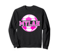 Mylah Name Soccer Play Sweatshirt - Casual Everyday Wear Men Women