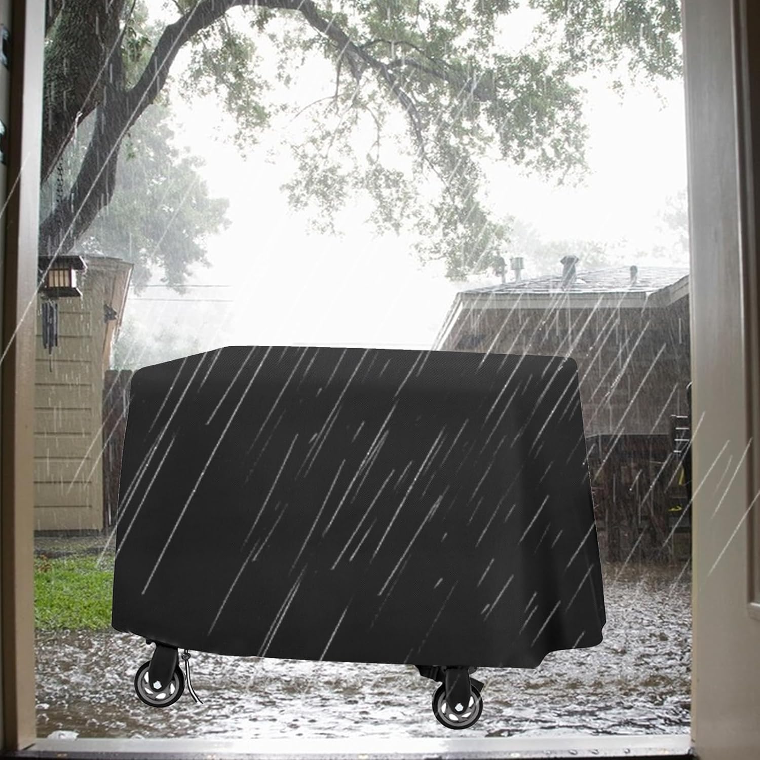 Grill Cover for Recteq Deck Boss 800, Waterproof Outdoor Covers for Electric Pellet Smoker Grill- 24" D x 47" W x 44" H