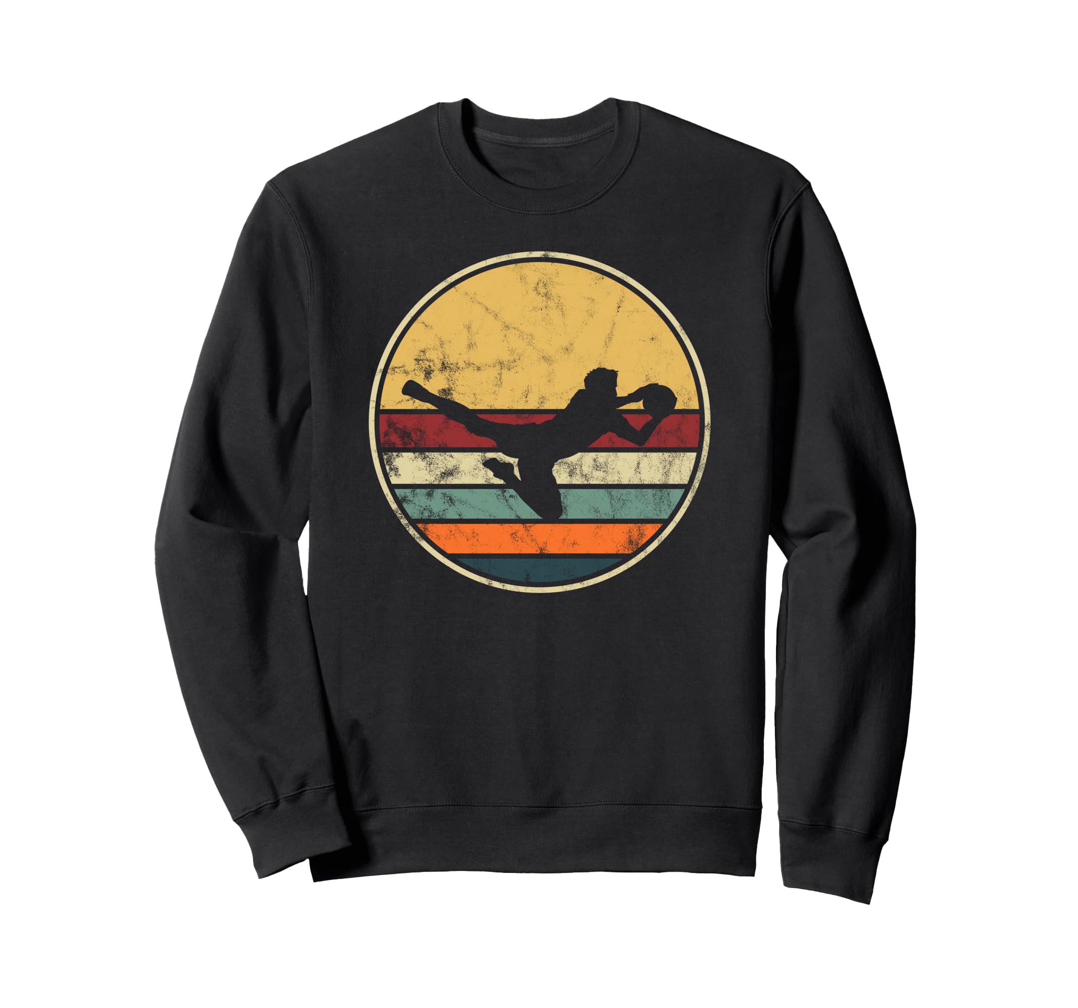 Goalkeeper Distressed Soccer Jersey Sweatshirt - Unique Graphic for Adults