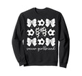 Soccer Girlfriend Coquette Girlfriend Sweatshirt - Minimalist Print Unisex
