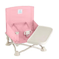 Hiccapop OmniBoost Travel Booster Seat with Tray for Baby | Folding Portable Baby Booster Seat for Dining Table, Camping, Beach, Grandma’s | Tip-Free Design Straps to Kitchen Chairs - Booster Chair