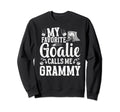 Favorite Ice Hockey Goalie Grammy Sweatshirt - Trendy Graphic for Adults