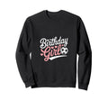 Birthday Soccer Hearts Fun Sweatshirt - Unique Graphic Men Women