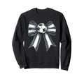 Soccer Coquette Bow Watercolor And Sweatshirt - Trendy Graphic Men Women