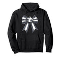 Soccer Coquette Bow Watercolor Hoodie - Casual Everyday Wear for Adults