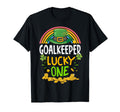 St Patricks Day Goalkeeper Lucky One T-Shirt - Novelty Apparel for Adults