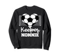 Keeper Nonnie Funny Soccer Sweatshirt - Aesthetic Graphic Unisex