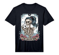 Mens Soccer Mum Tarot Card Skeleton Soccer T-Shirt - Unique Graphic Unisex