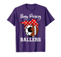 Busy Raising Ballers Funny Football T-Shirt - Custom Art Print Unisex