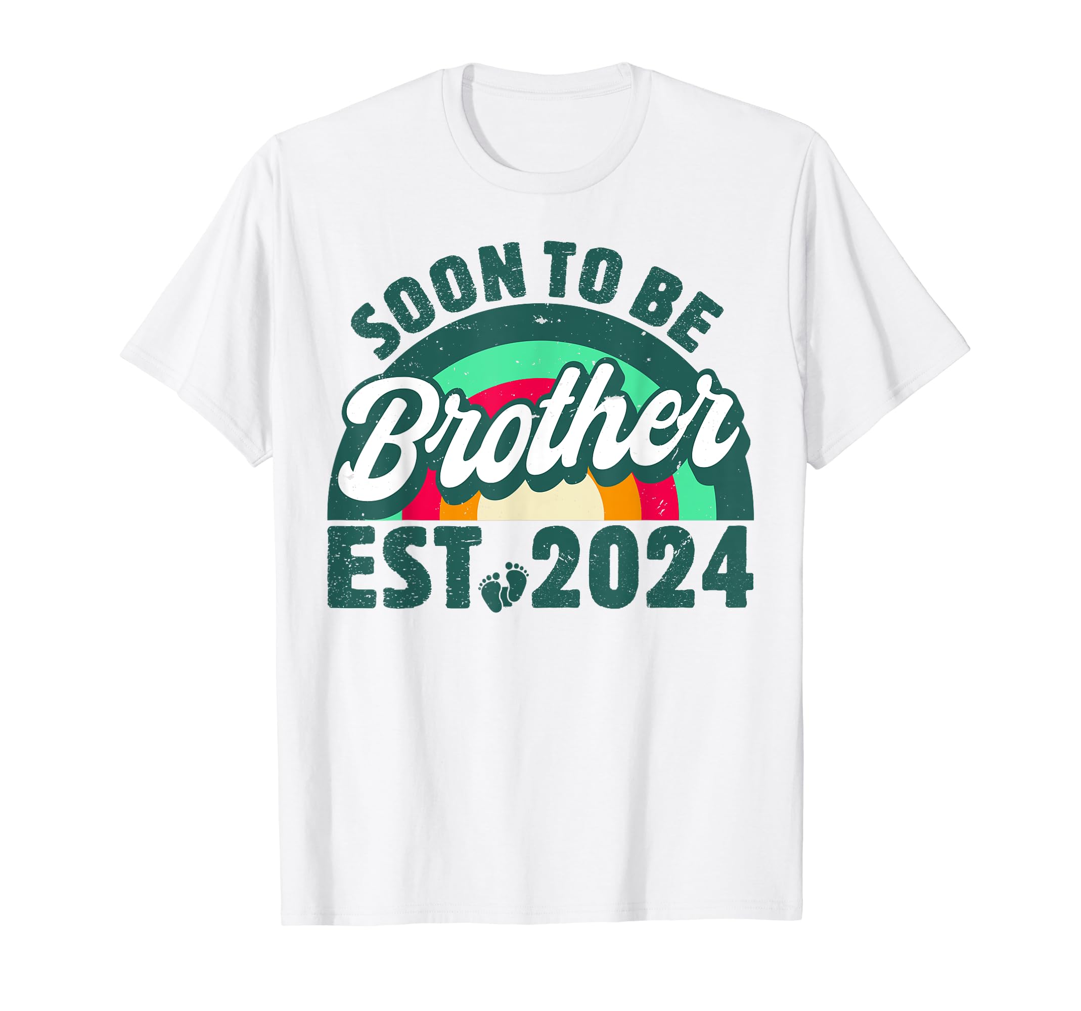 Soon To Be Brother 2024 First Time T-Shirt - Minimalist Print Men Women