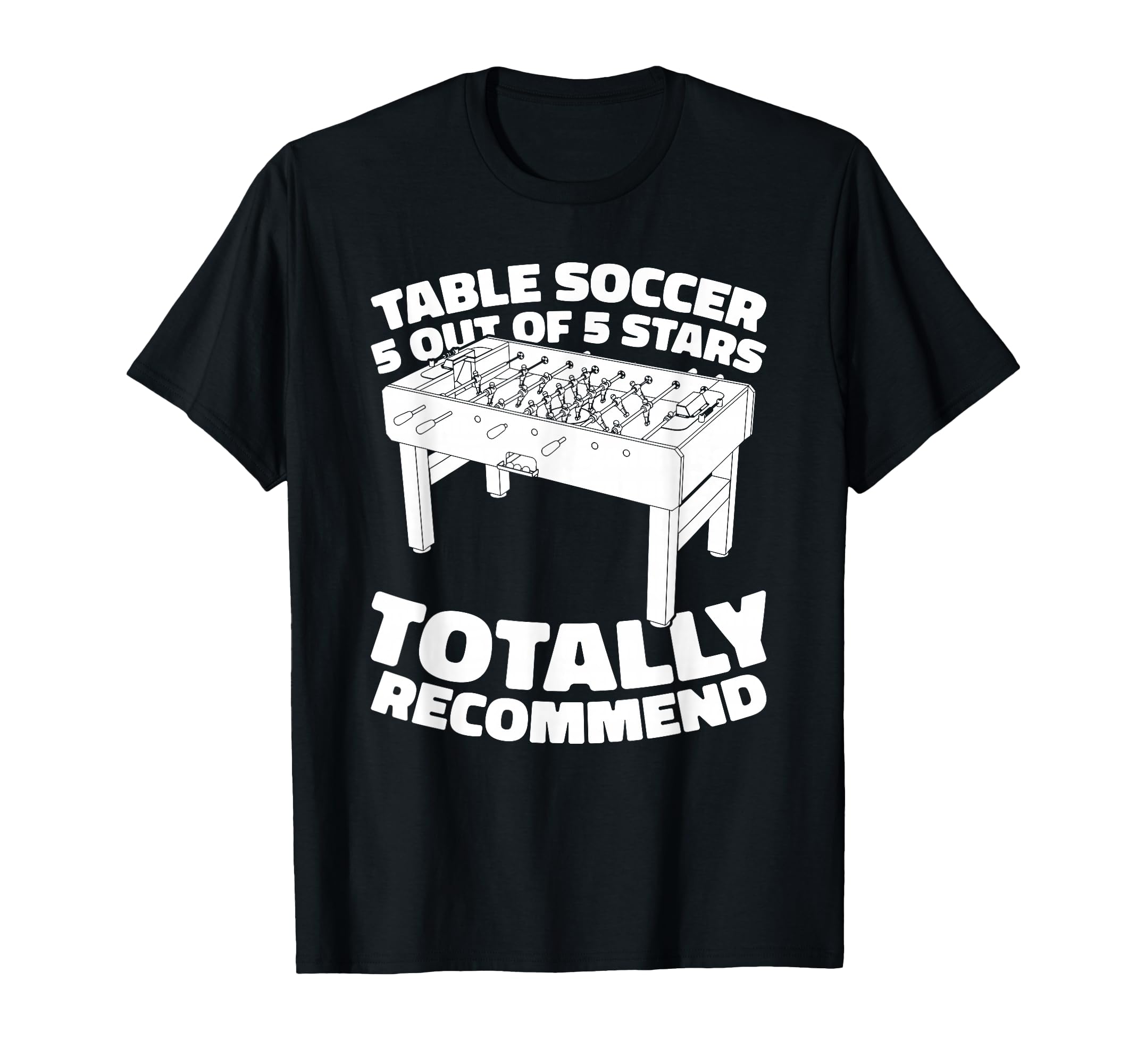 Foosball Kicker Table Soccer T-Shirt - Unique Graphic Men Women