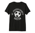 St Joseph County Soccer Distressed T-Shirt - Custom Art Print Men Women