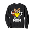 Ball Mom Funny Softball Soccer Sweatshirt - Streetwear Style for Adults