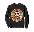 My Soccer Era Groovy Player Coach Sweatshirt - Novelty Apparel Unisex