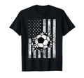 Soccer Usa Flag Funny American T-Shirt - Fun Novelty Design Unisex